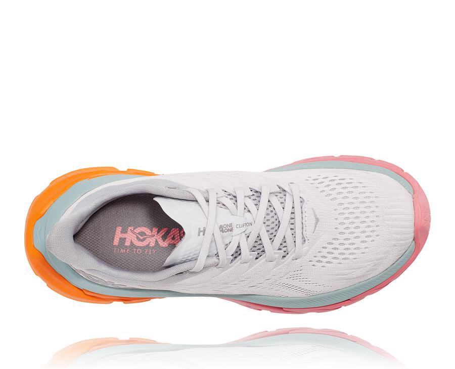 Tenis Hoka One One Feminino Branco - Clifton Edge - 762-LSQNCB